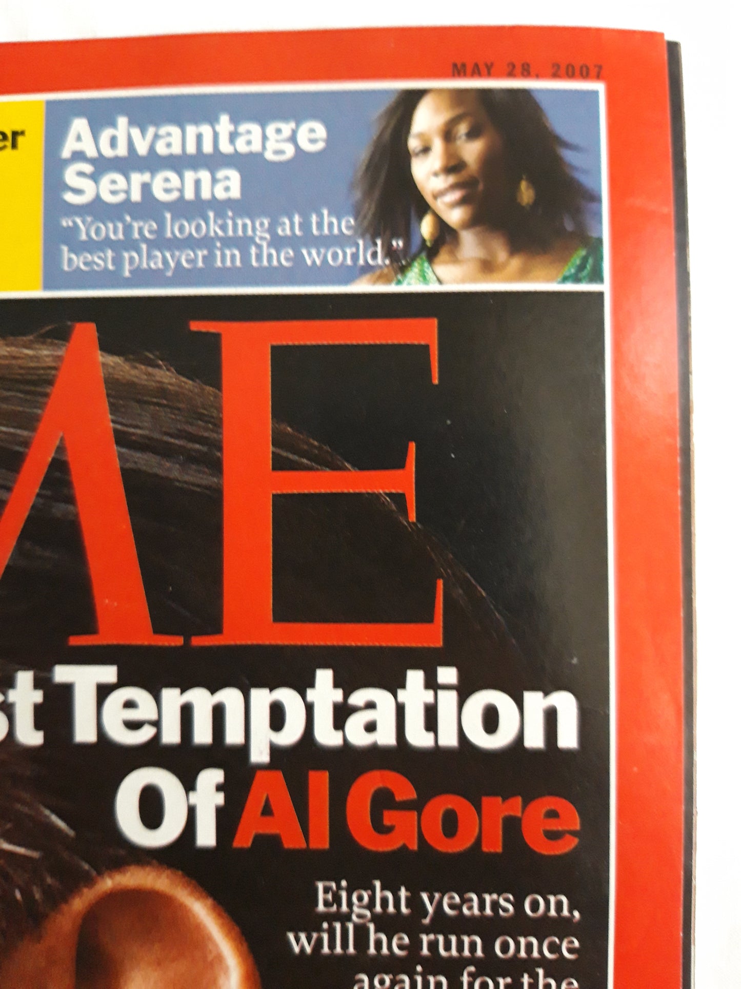 Tima magazine The Last Temptation of Al Gore The Shrek Effect Fairy tales Russia`s Power Player Gazprom Serena Williams 28.05.2007 May Mai 2007
