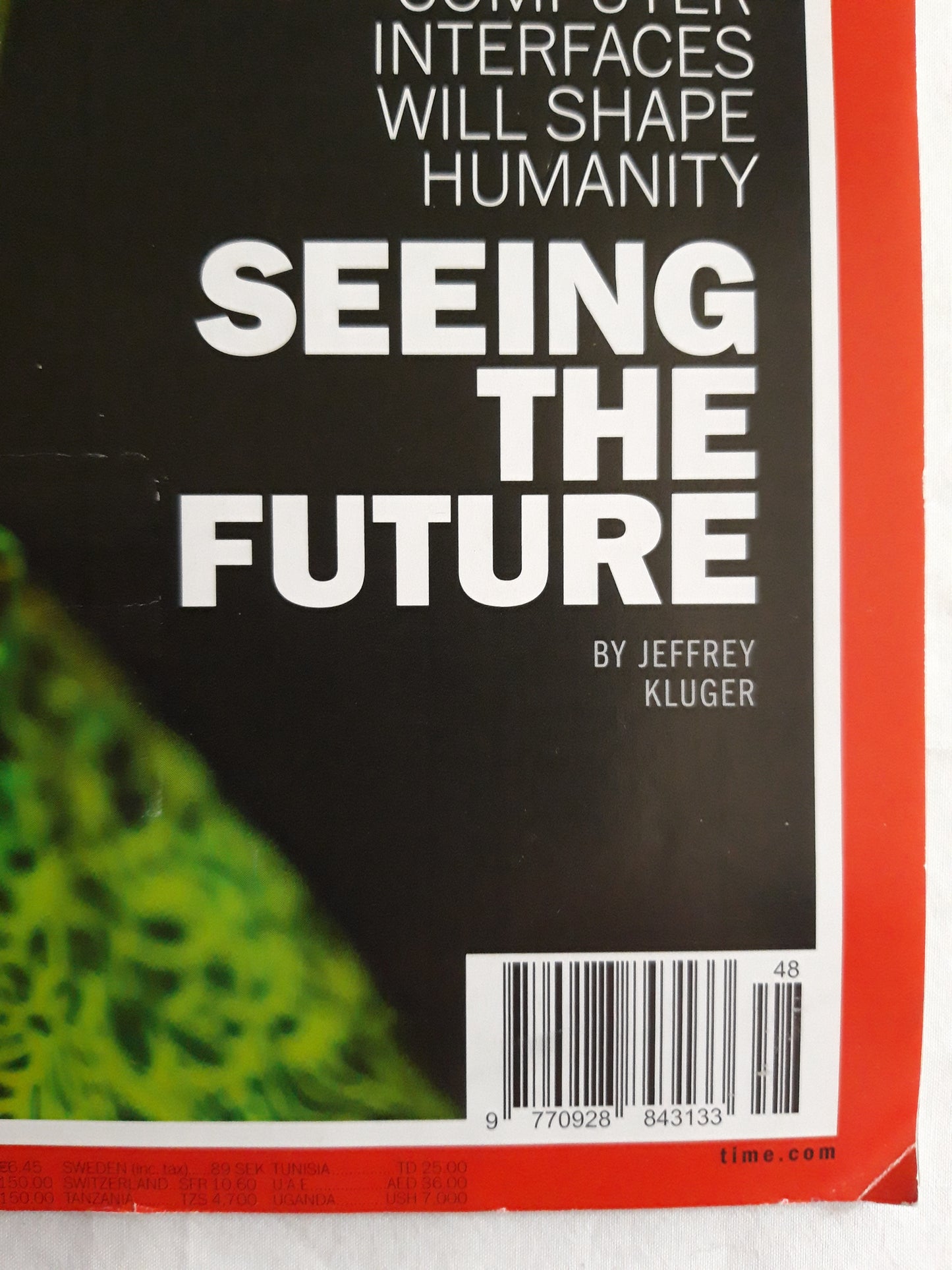 Time magazine Seeing the future How brain-computer interfaces will shape humanity Alice Charton Surgically implanted chip 24.11.2025 November 2025