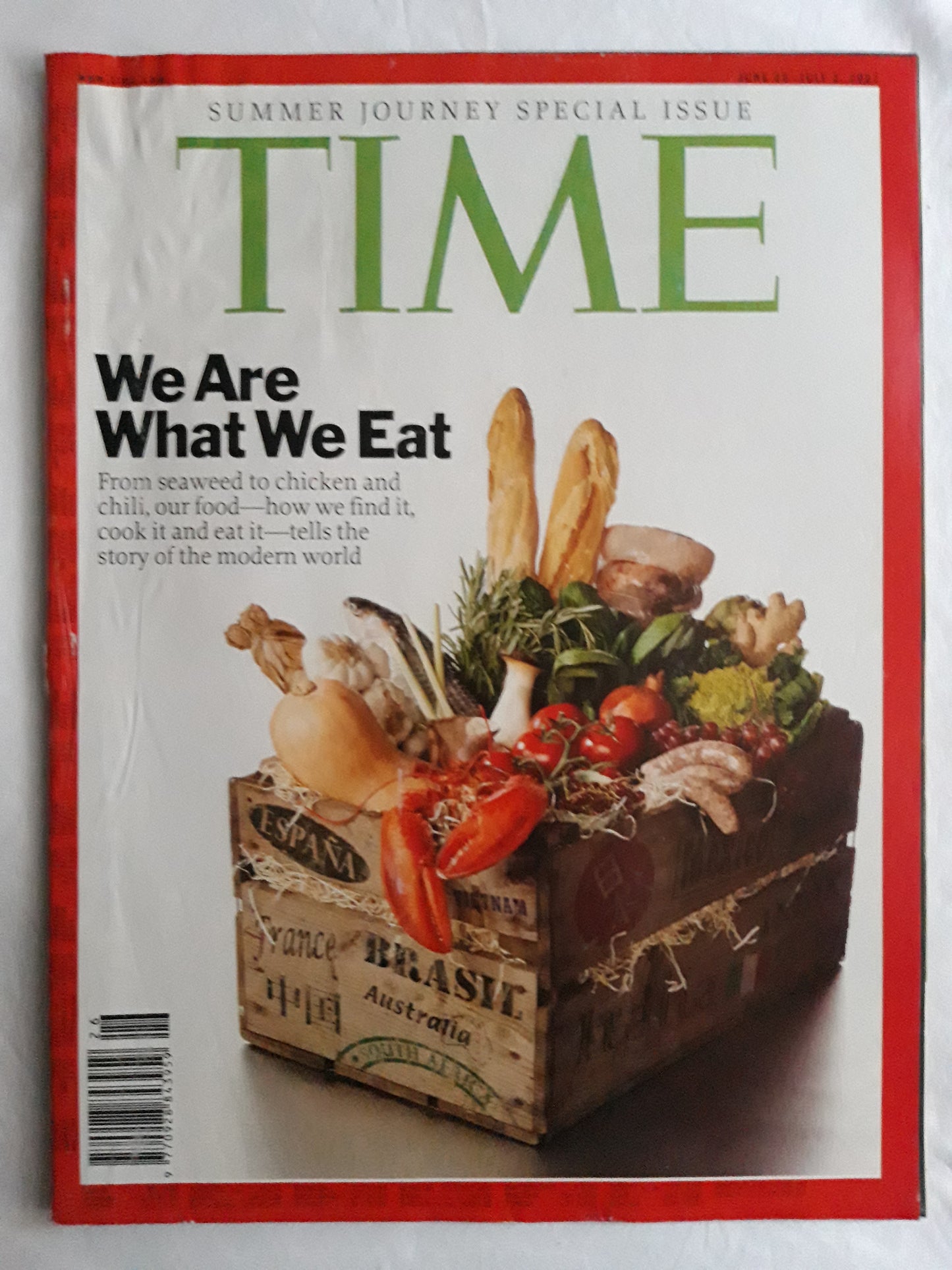 Time magazine We are What We Eat Story of modern world 25.06.2007/02.07.2007 Juni July Juli 2007