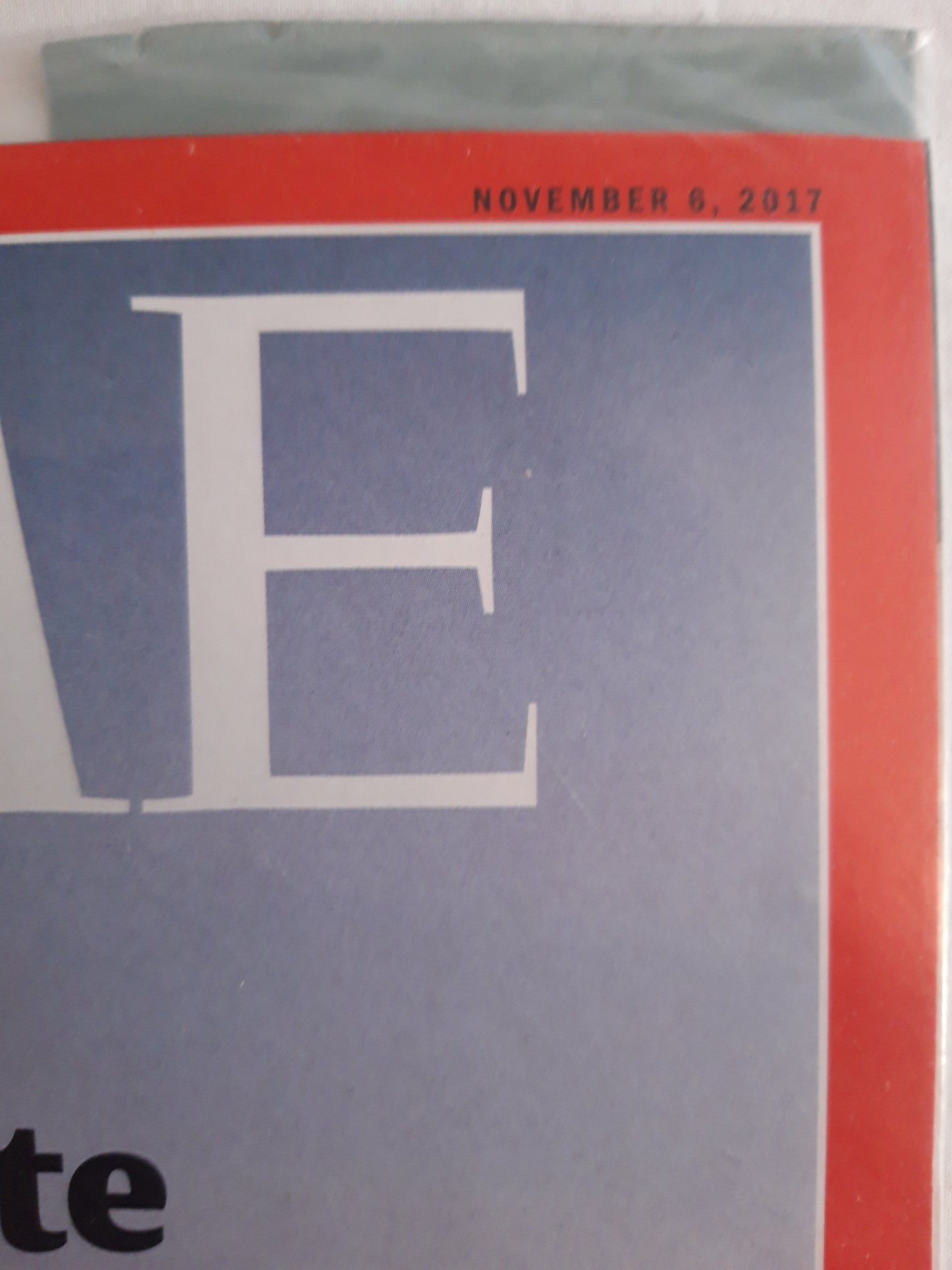 Time magazine The Caliphate Falls but ISIS fights on Raqqa Syrian Kurdish Original packaging OVP Original verpackt 06.11.2017 November 2017