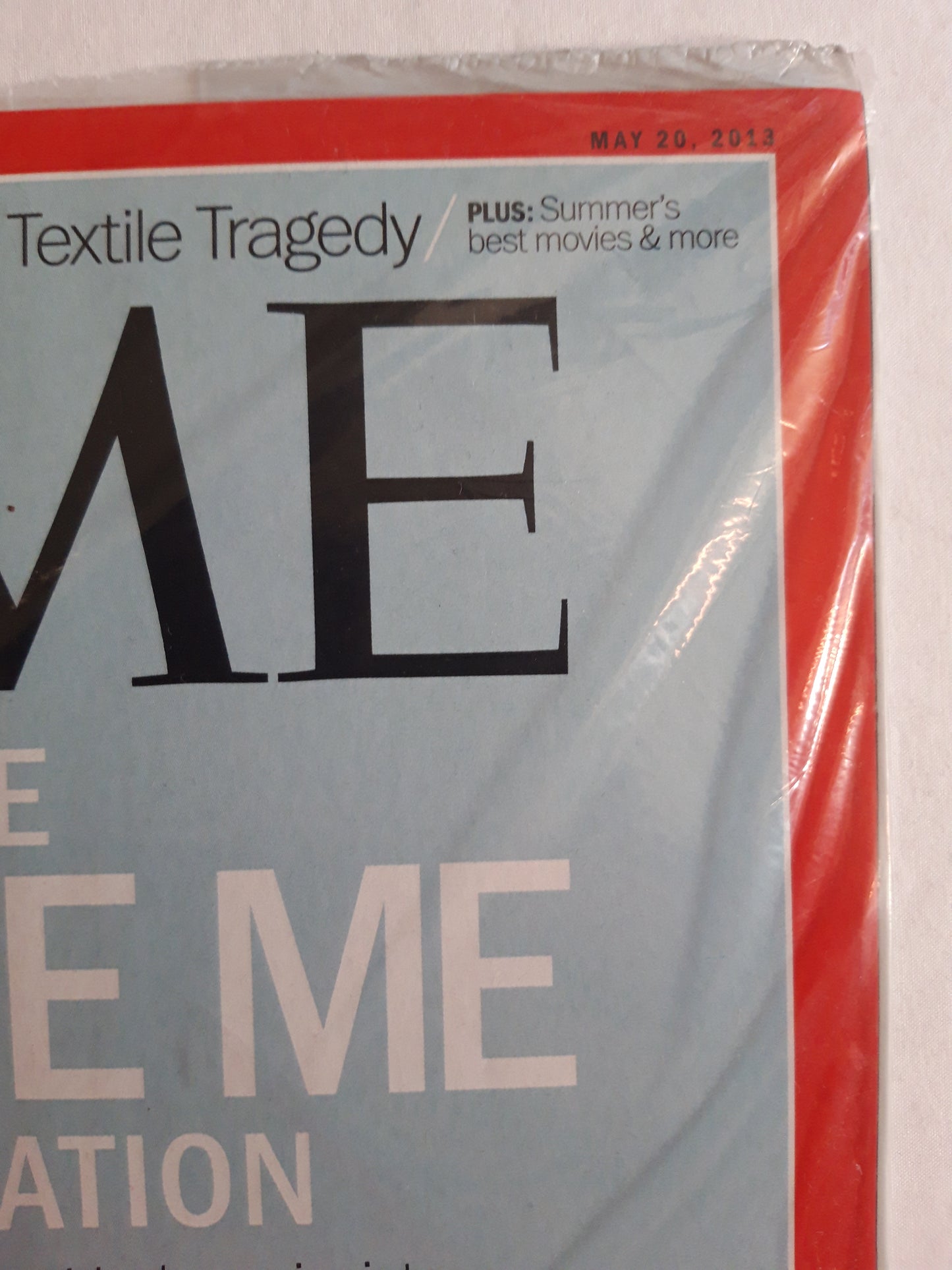 Time magazine The Me Me Me Genaration Options in Syria Bangladesh`s Textile Tragedy Original packaging OVP Original verpackt 20.05.2013 May Mai 2013
