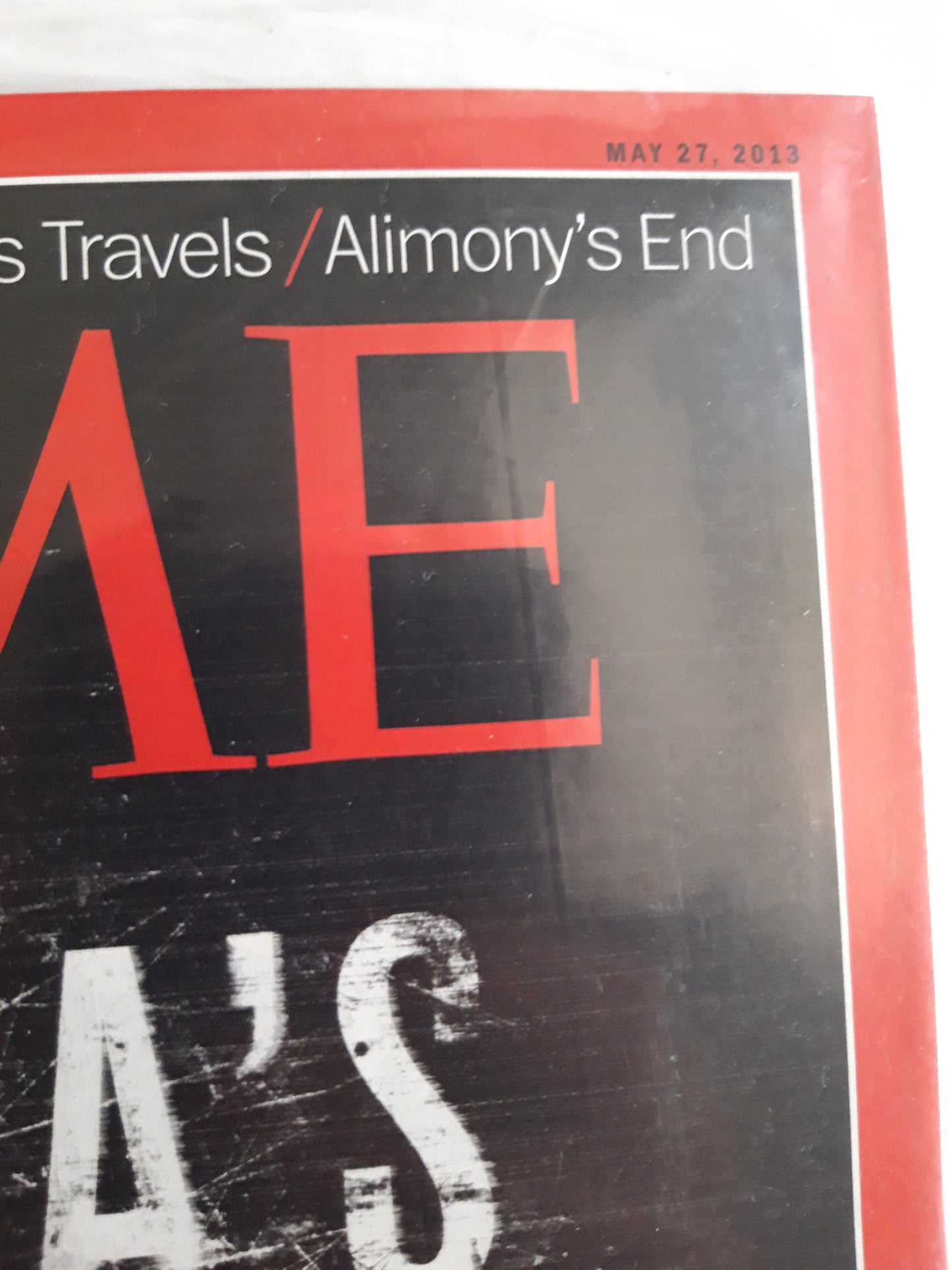 Time magazine Syria`s descent into madness Angelina Jolie`s Choice Tamerlan`s Travel Alimony`s End Original packaging OVP Original verpackt 27.05.2013 May Mai 2013