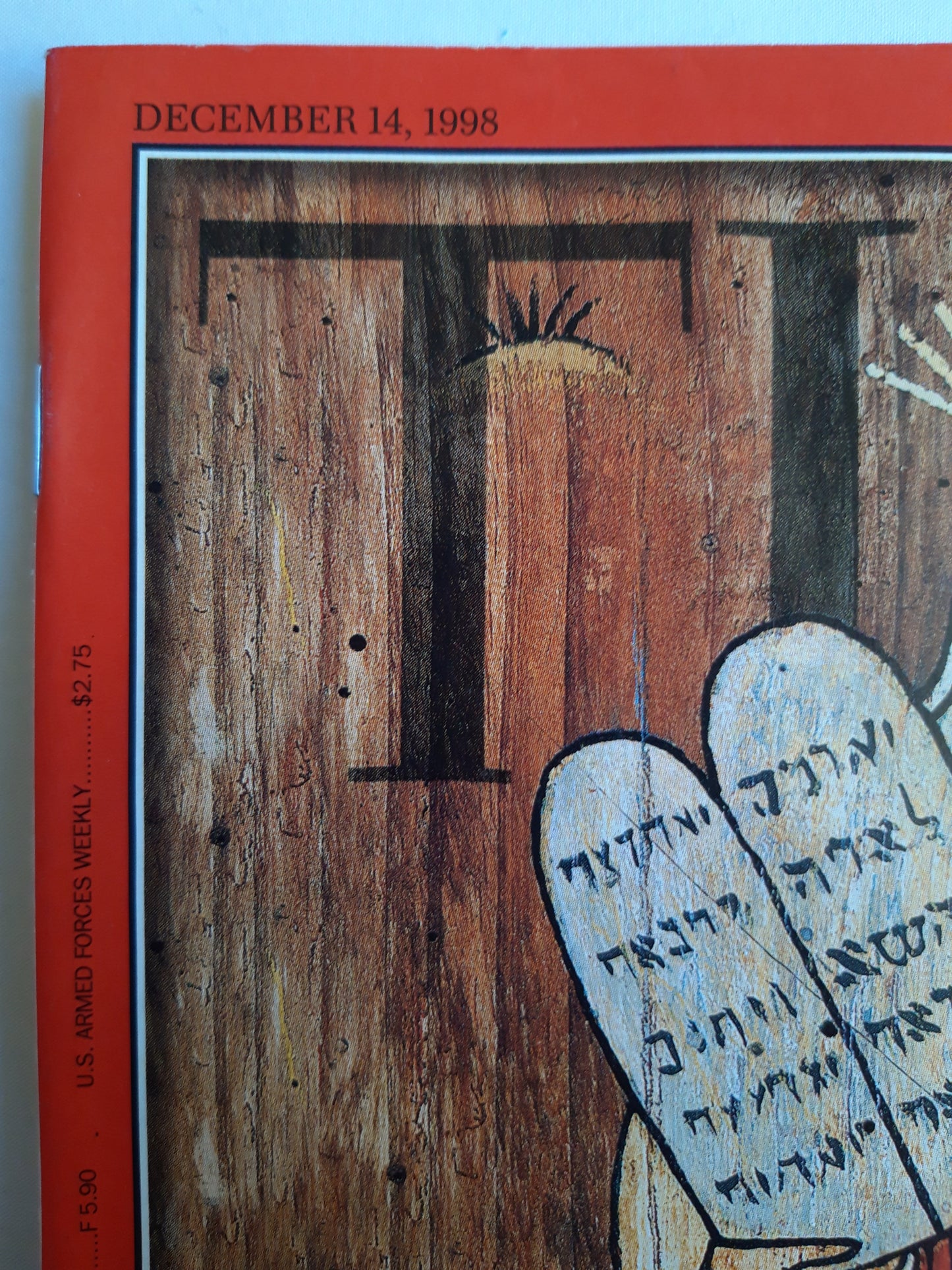 Time magazine Who was Moses? The Prince of Egypt Pinochet Fallout The Murky World of Private Banking 14.12.1998 14. Dezember December 1998