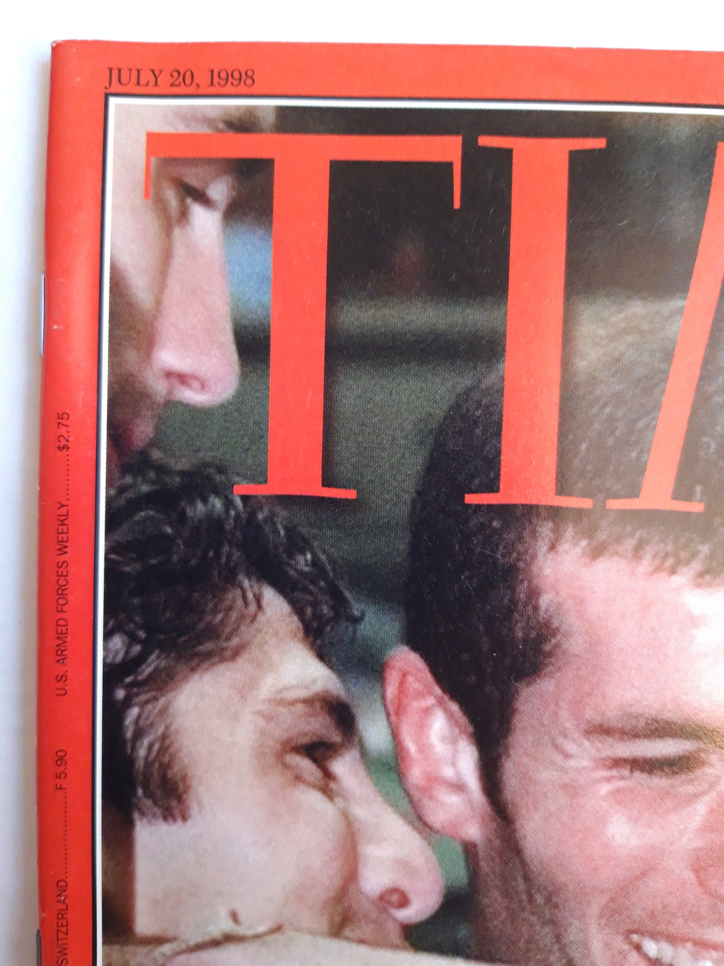 Time magazine On Top of the world France 3-0 victory over Brazil Zidane the World Cup trophy 20.07.1998 20. July Juli 1998