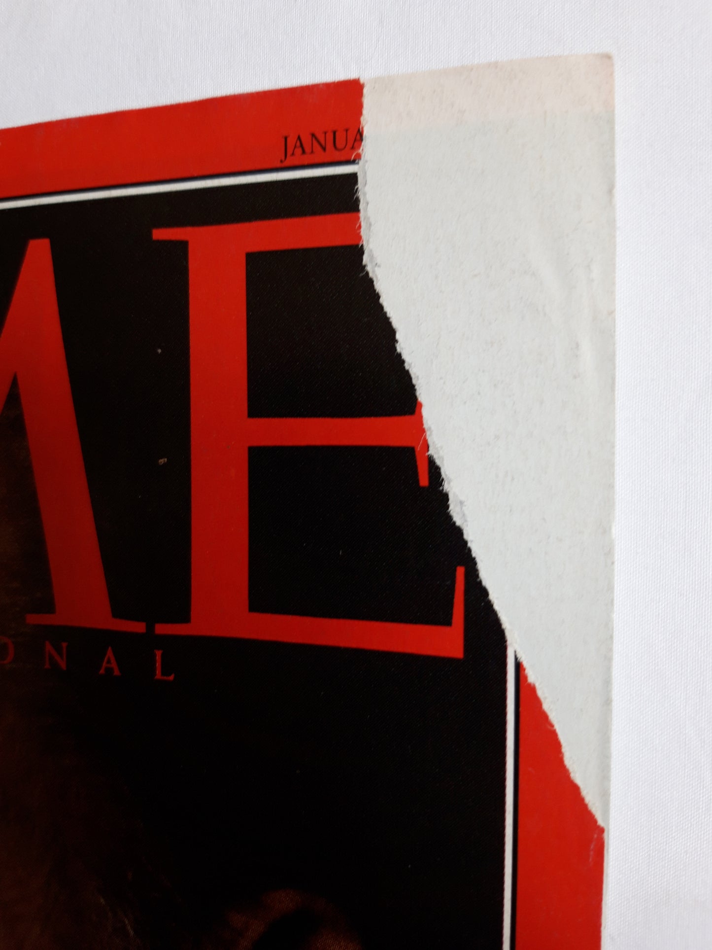 Time magazine Francois Mitterrand 1916-1996 22.01.1996 22. 22nd January 1996