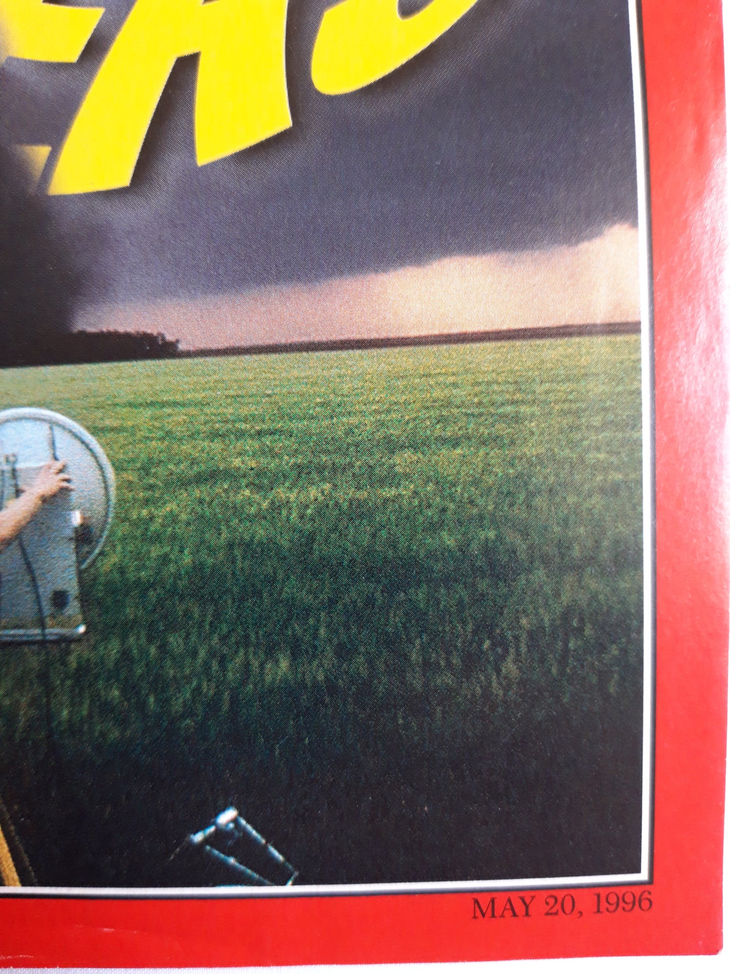 Time magazine On the trail of Twisters What scientists are learning about the mysteries of tornadoes 20.05.1996 20. 20th May Mai 1996