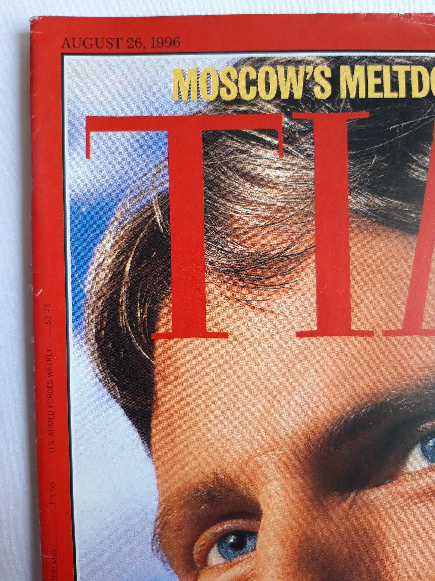 Time magazine Super Man Christopher Reeve Moscow´s Meltdown over Chechnya 26.08.1996 26. 26th August 1996