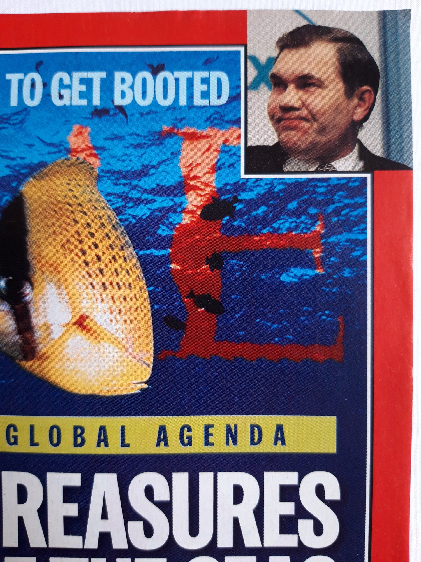 Time magazine Lebed Treasures of the seas 28.10.1996 28. 28th Oktober October 1996