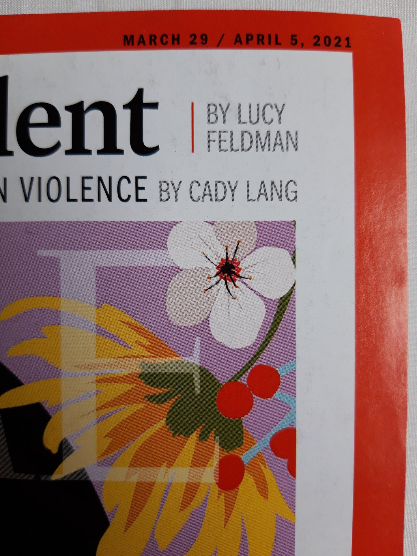 Time magazine We are not silent Confroting America`s legacy of anti-asian violence 29.03./05.04.2021 March März April 2021