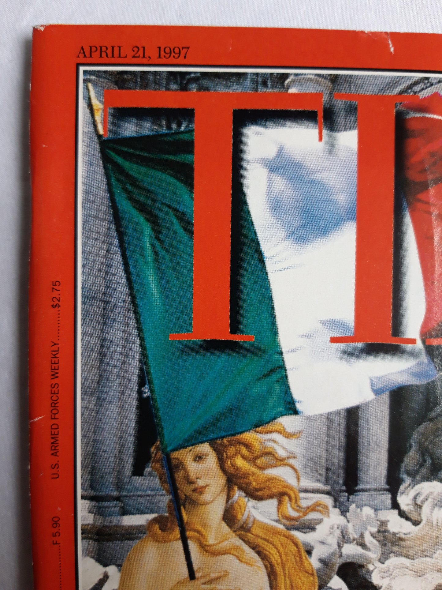 Time magazine Avanti The New Italy - or Same Old Escape-Artist? 21.04.1997 21st 21. April 1997