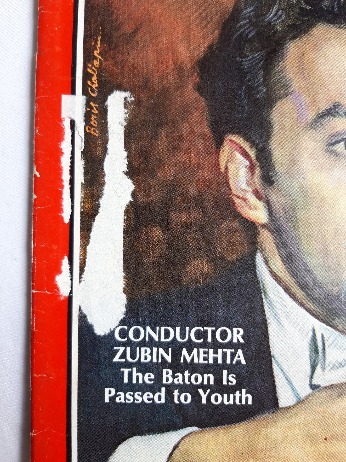 Time magazine Conductor Zubin Mehta The Baton Is Passed to Youth 19.01.1968 19. January 1968 Boris Chalapin