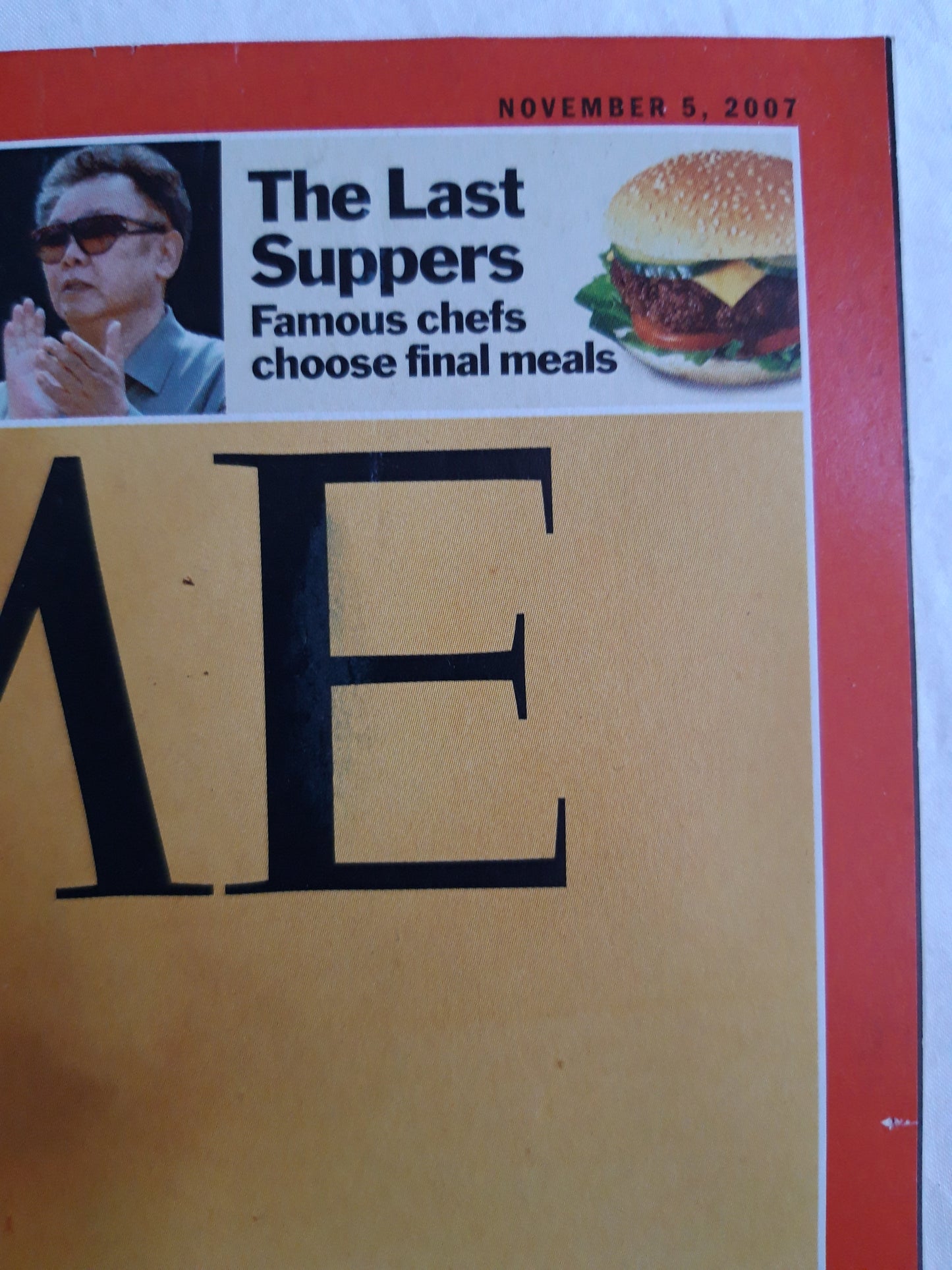 Time magazine Why California is burning North Korea 05.11.2007 05th 05. November 2007