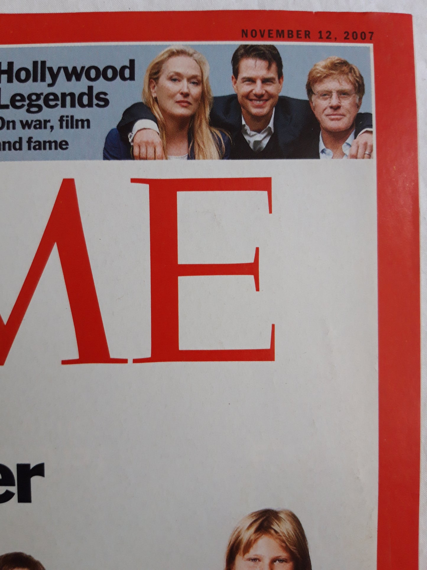 Time magazine The Secrets of birth order Romney`s Remedy Tunisia Hollywood Legends 12.11.2007 12th 12. November 2007