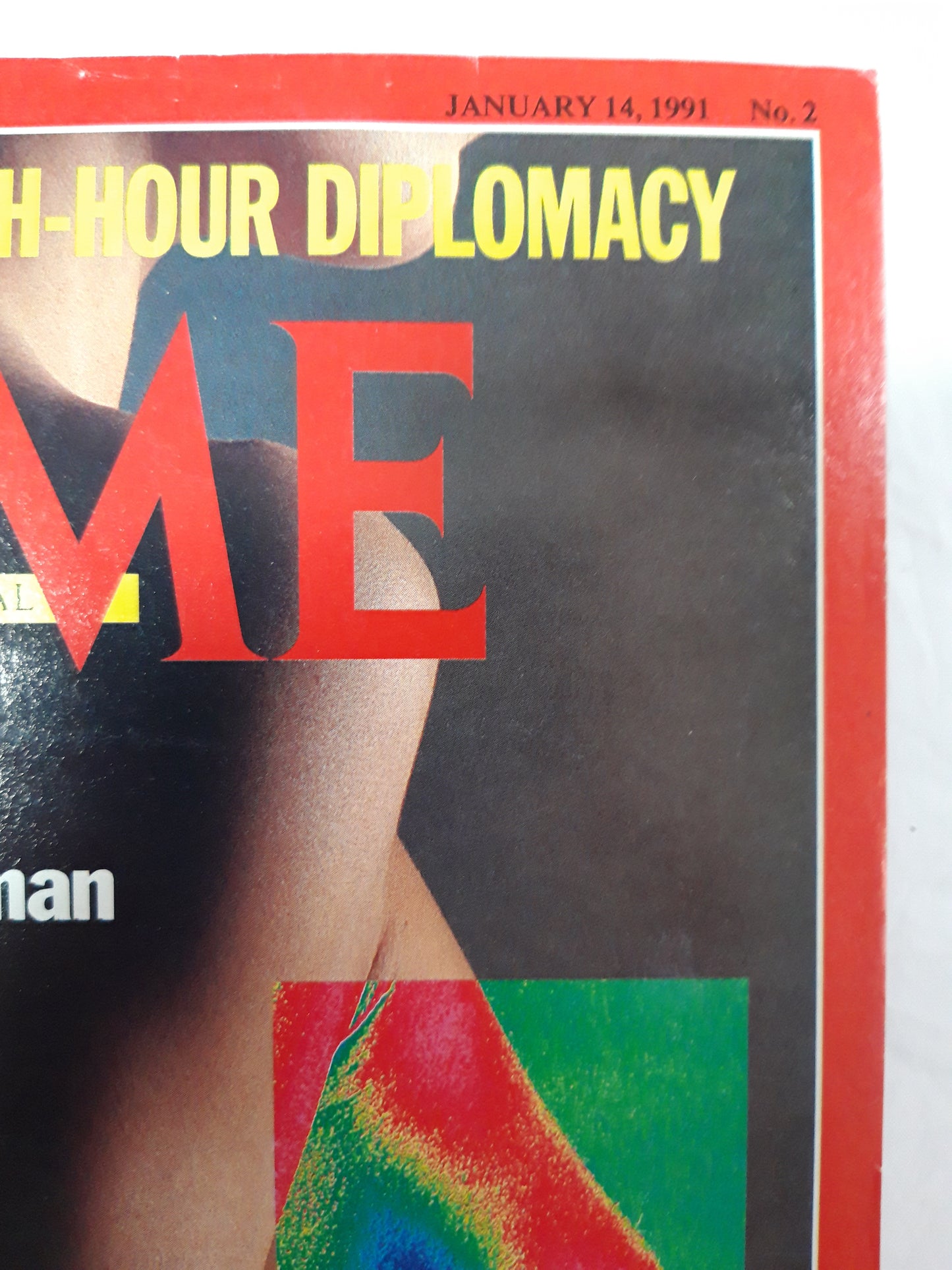 Time magazin The Gulf: eleventh-hour diplomacy Breast cancer Why and what can be done? 14.01.1991 14. 14th January 1991 No. 2