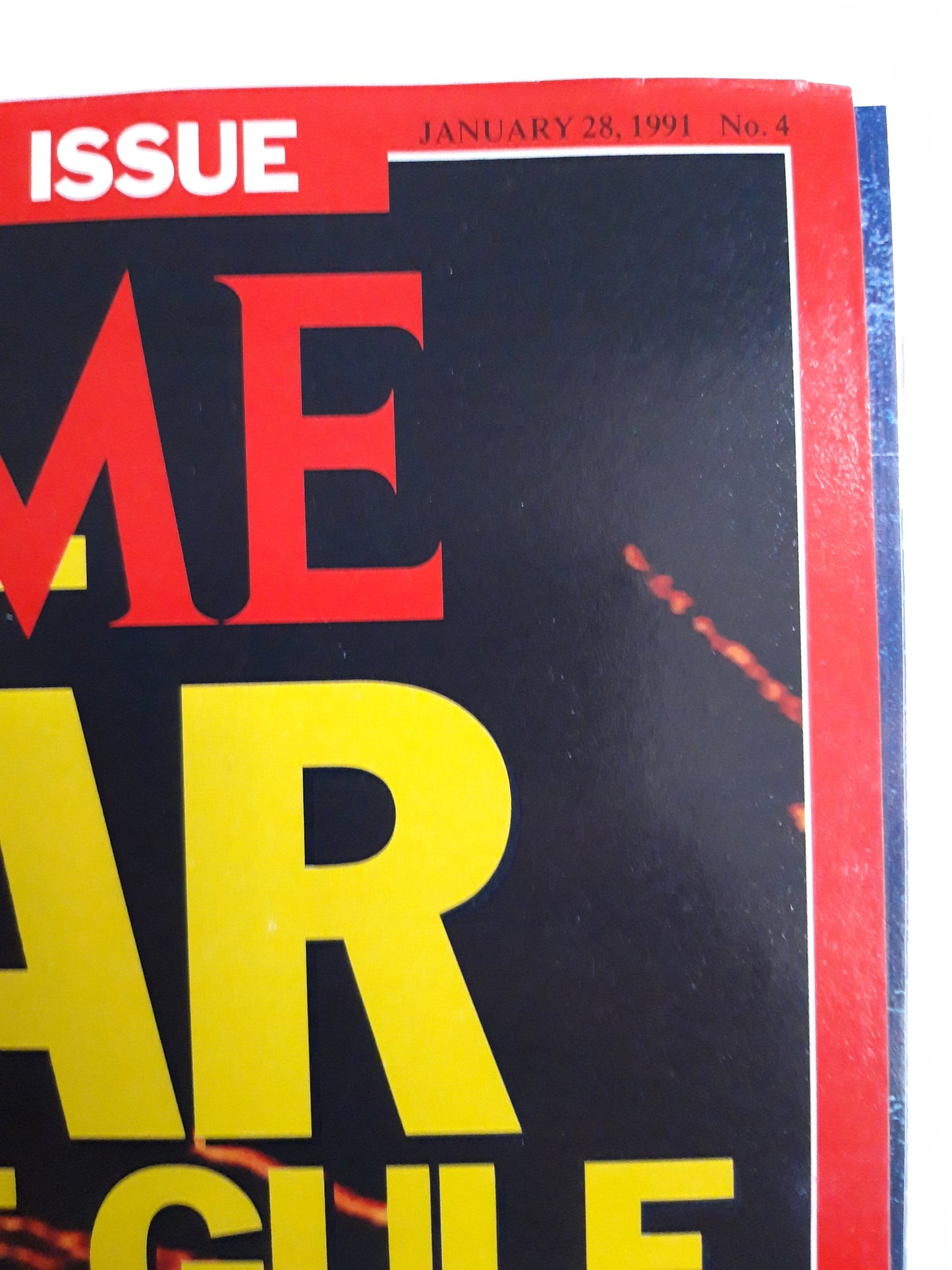 Time magazine War in the Gulf Baghdad 17, 2:44 28.01.1991 January 28. 28th January 1991 No.4