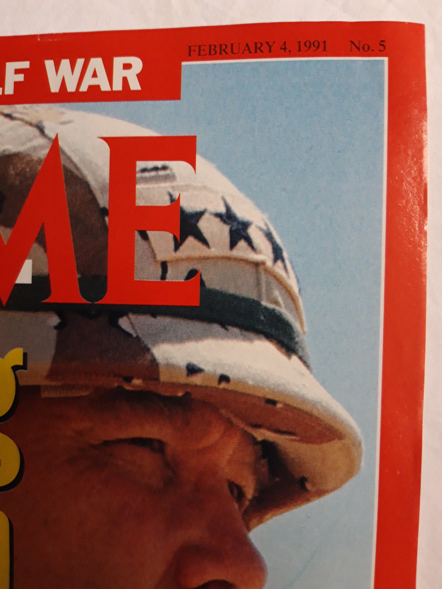 Time magazine The Gulf war Stalking Saddam General H. Norman Schwarzkopf the brains behind allied strategy 04.02.1991 No. 504. 4th February No.5