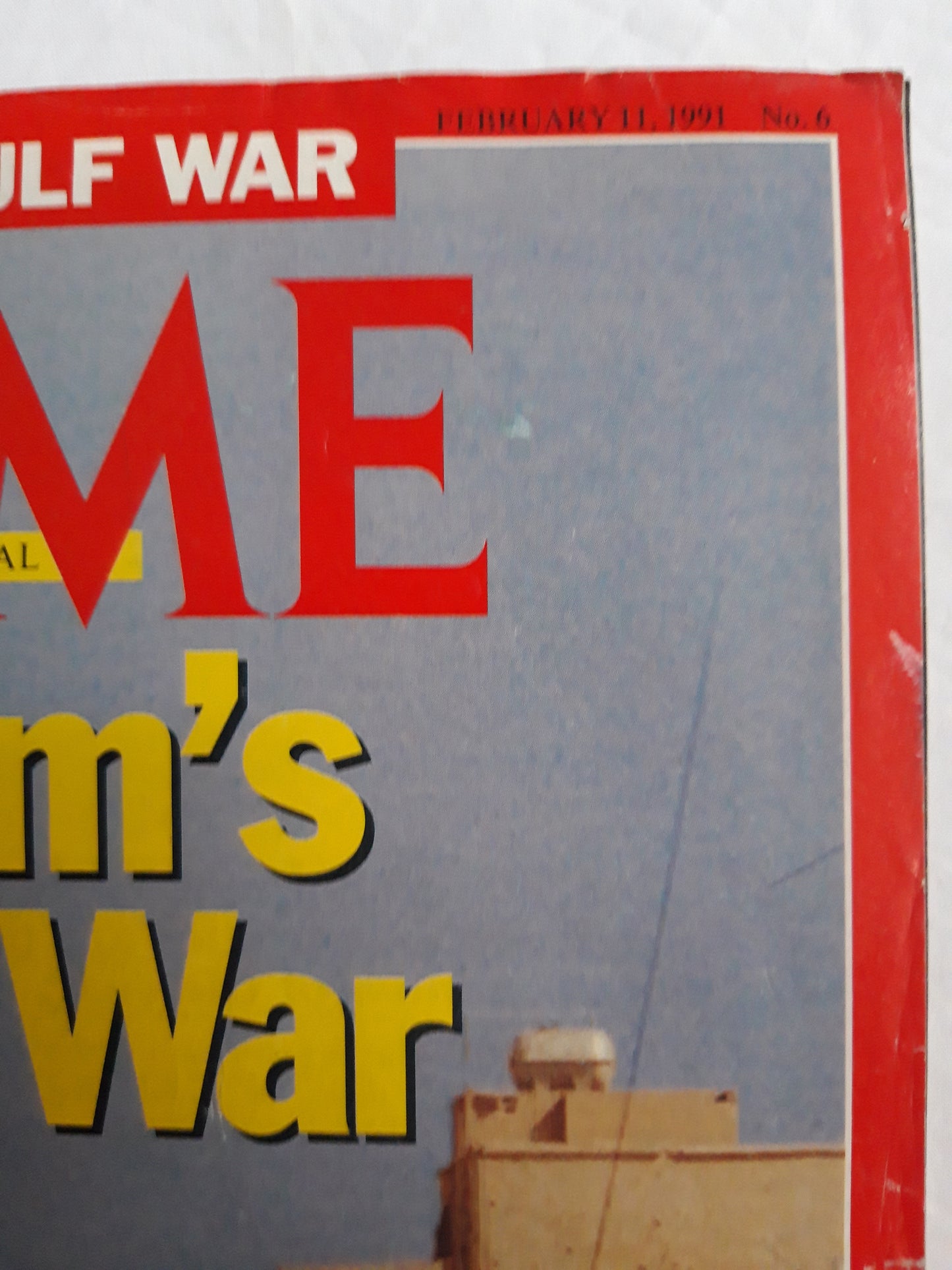 Time magazine Saddam`s Weird War The Gulf war Armored personnel carriers after the battle for Khafji 11.02.1991 11th 11. February 1991 No. 6