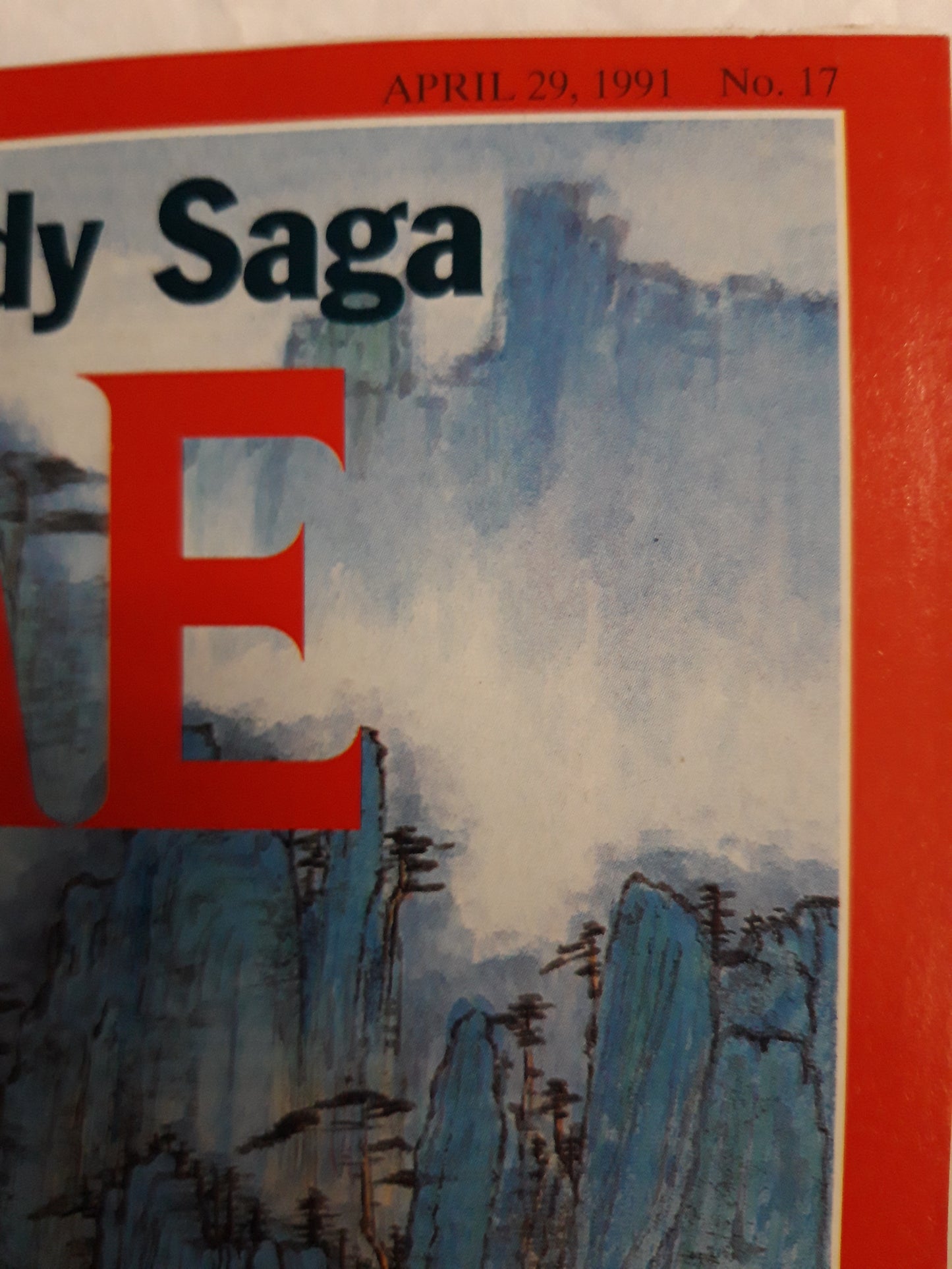 Time magazine China The poisoned Earth The Ted Kennedy Saga 29.04.1991 29th April 29. April 1991 No. 17