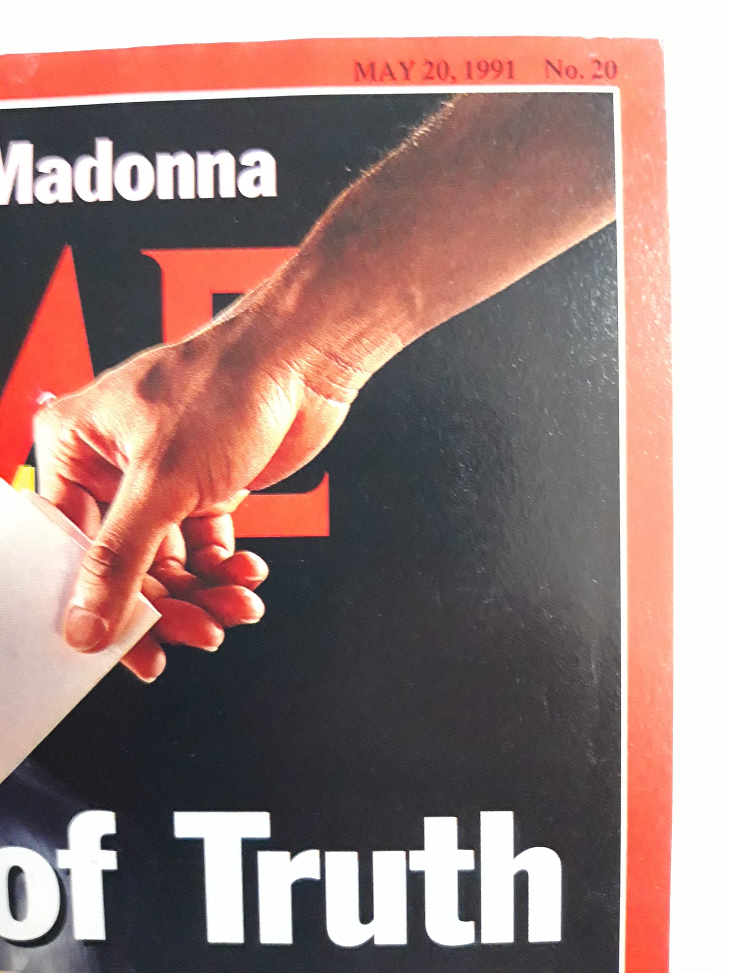 Time magazine India`s Moment of Truth Mad about Madonna 20.05.1991 20th May 20. Mai 1991 No. 20