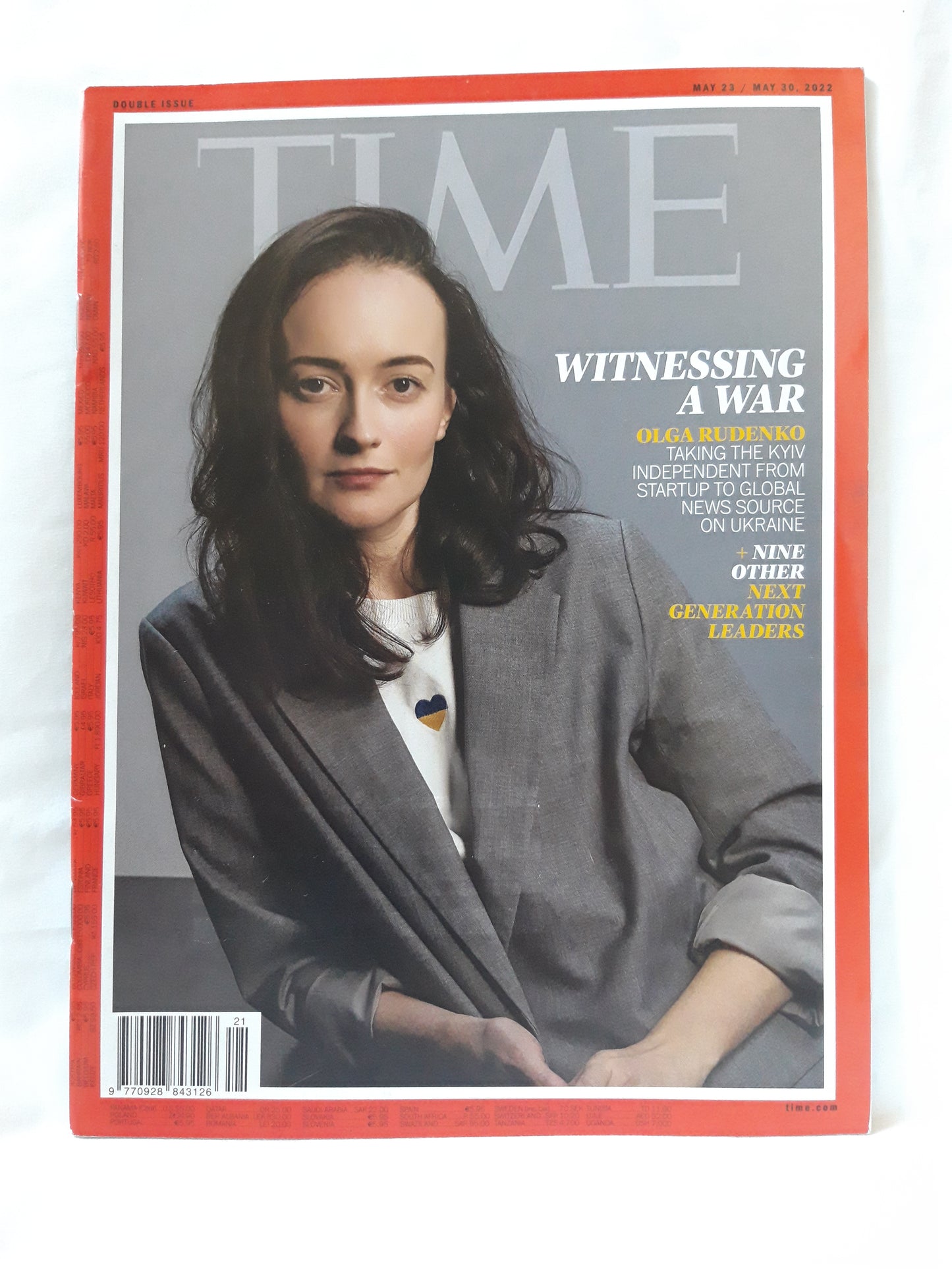 Time magazine Witnessing a war Olga Rudenko Kyiv Ukraine 23./30.05.2022 Mai 2022