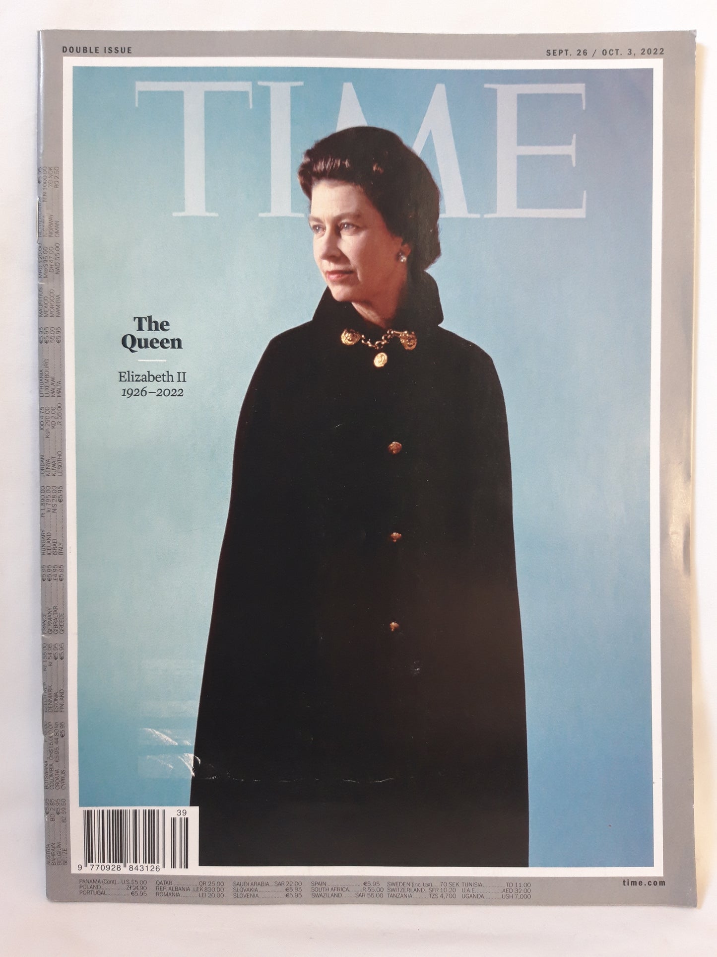 Time magazine The Queen Elizabeth II 26.09./03.10.2022 26.September/ 03.Oktober 2022