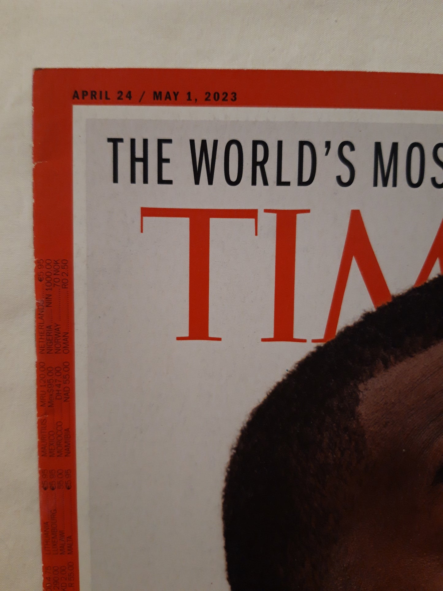 Time magazine Michael B. Jordan The world's most influential people Judy Blume Lionel Messi Elon Musk Colin Farell 24.04./01.05.2023 April 2023 Mai 2023