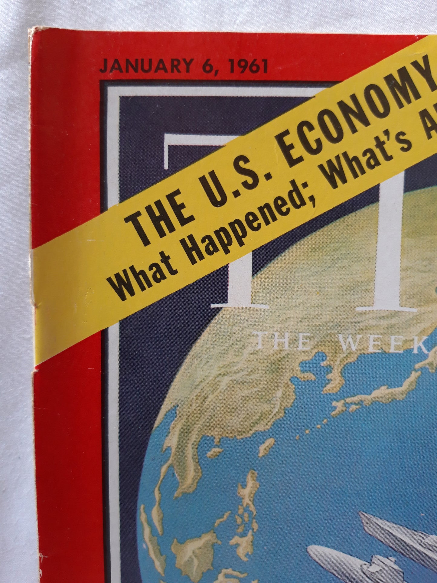 Time magazine Pacific Commander Harry Felt U.S. Economy 06.01.1961 Januar 1961