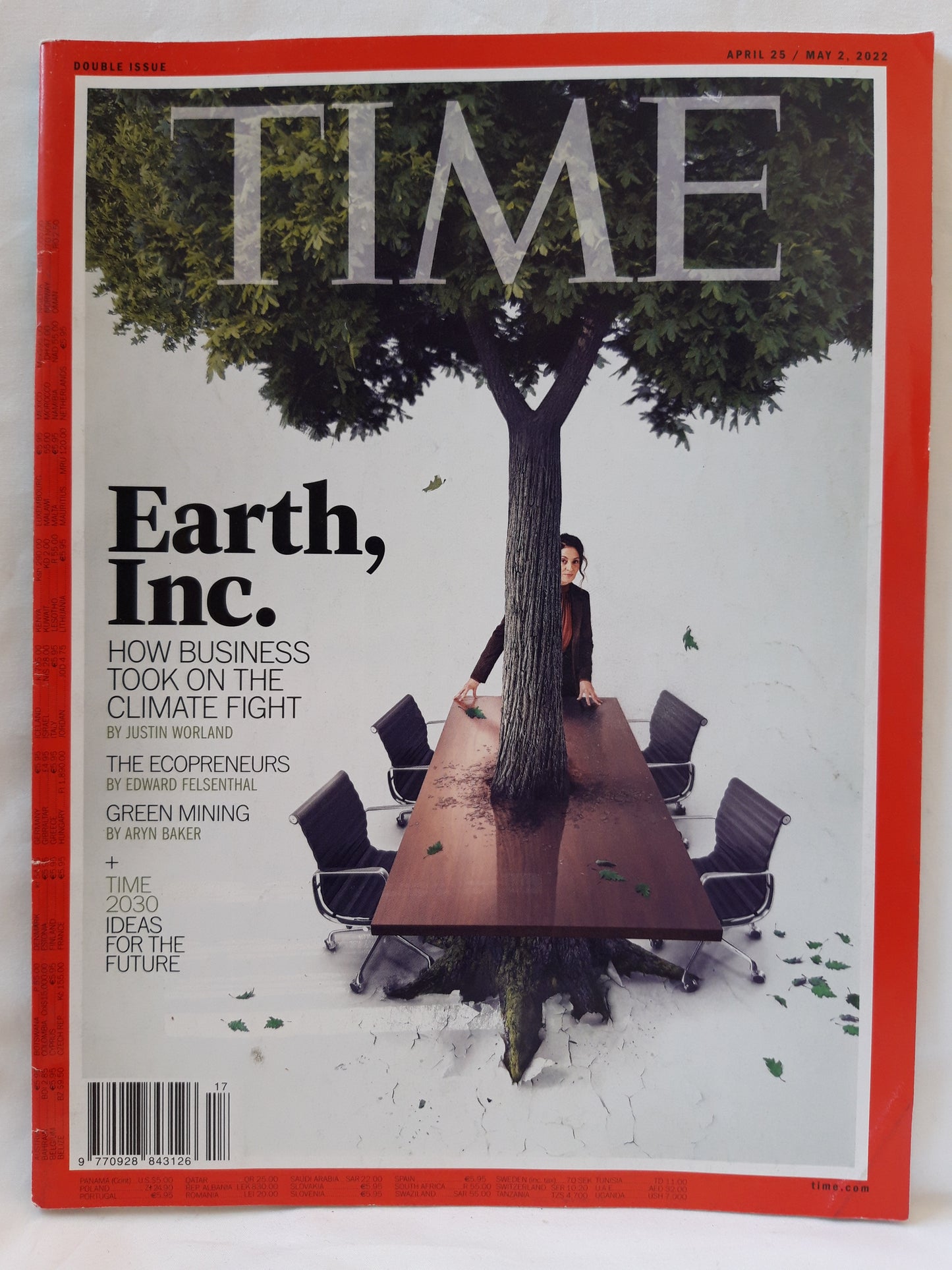 Time magazine Earth Inc. Climat fight Green mining 25.04./02.05.2022