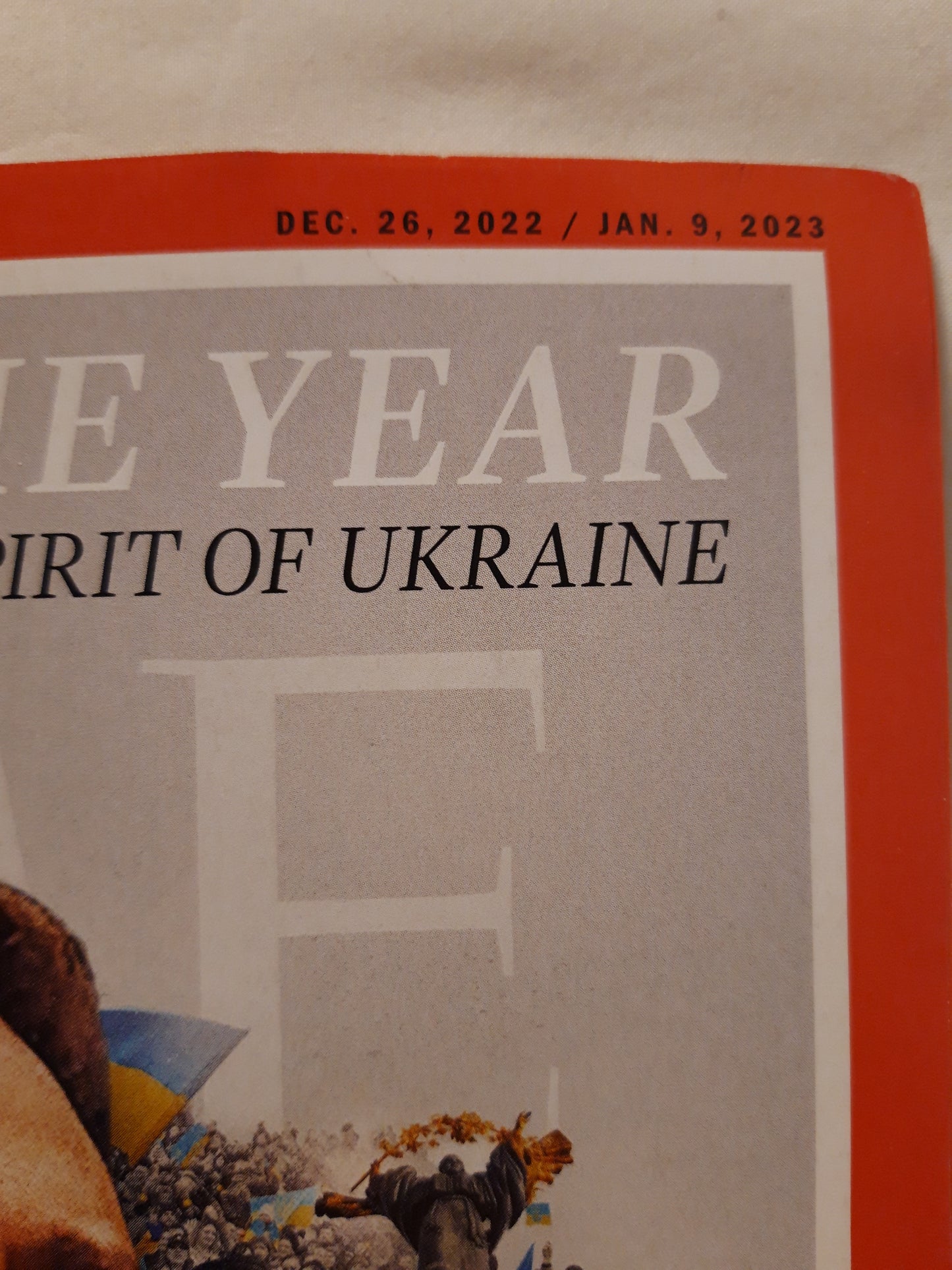 Time magazine Person of the year Volodymir Zelensky & Spirit of Ukraine 26.12.2022/09.01.2023