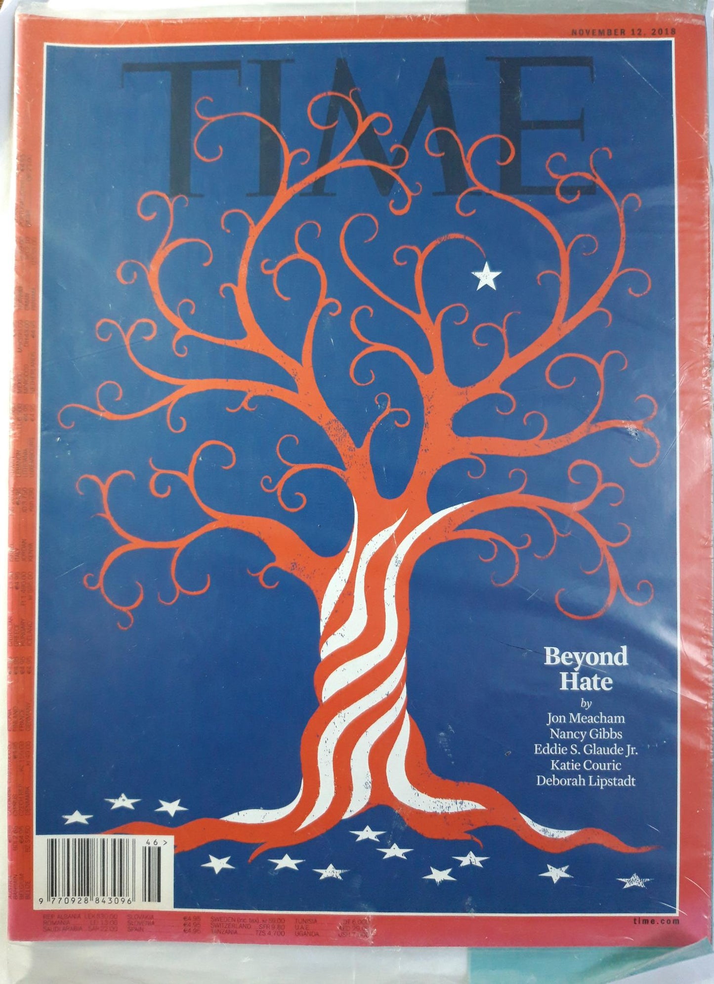 Time magazine original package Beyong Hate America USA OP OVP Originalverpackung 12.11.2018 12. November 2025