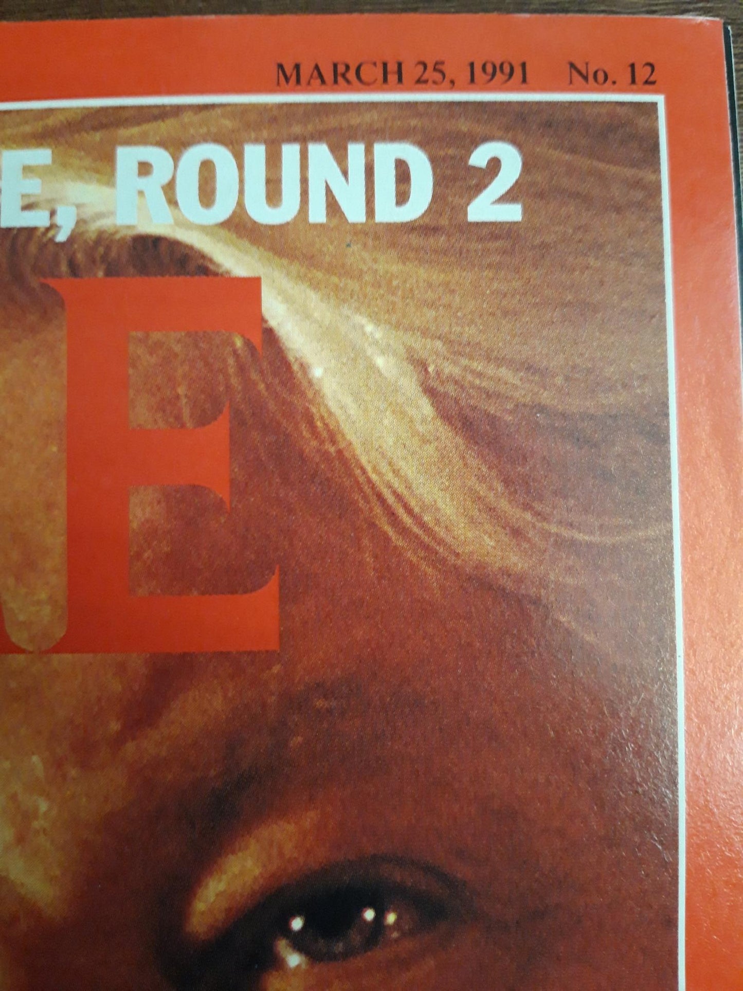 Time magazine The Elephant debate, round 2 Boris Yeltsin Soviet politics The Spoiler 25.03.1991 25th 25. March März 1991 No. 12