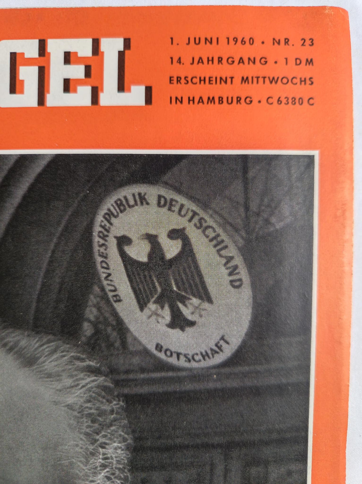 Der Spiegel Moskau-Botschafter Kroll 01.06.1960 Nr. 23 1st 1. Juni June 1960