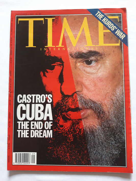 Time magazine Castro`s Cuba The end of the dream 6nd December 6. Dezember 06.12.1993 Fidel Castro №49