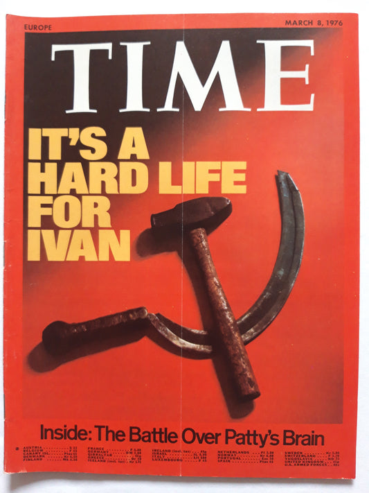 Time magazine It`s hard life for Ivan 8th March 8. März 08.03.1976