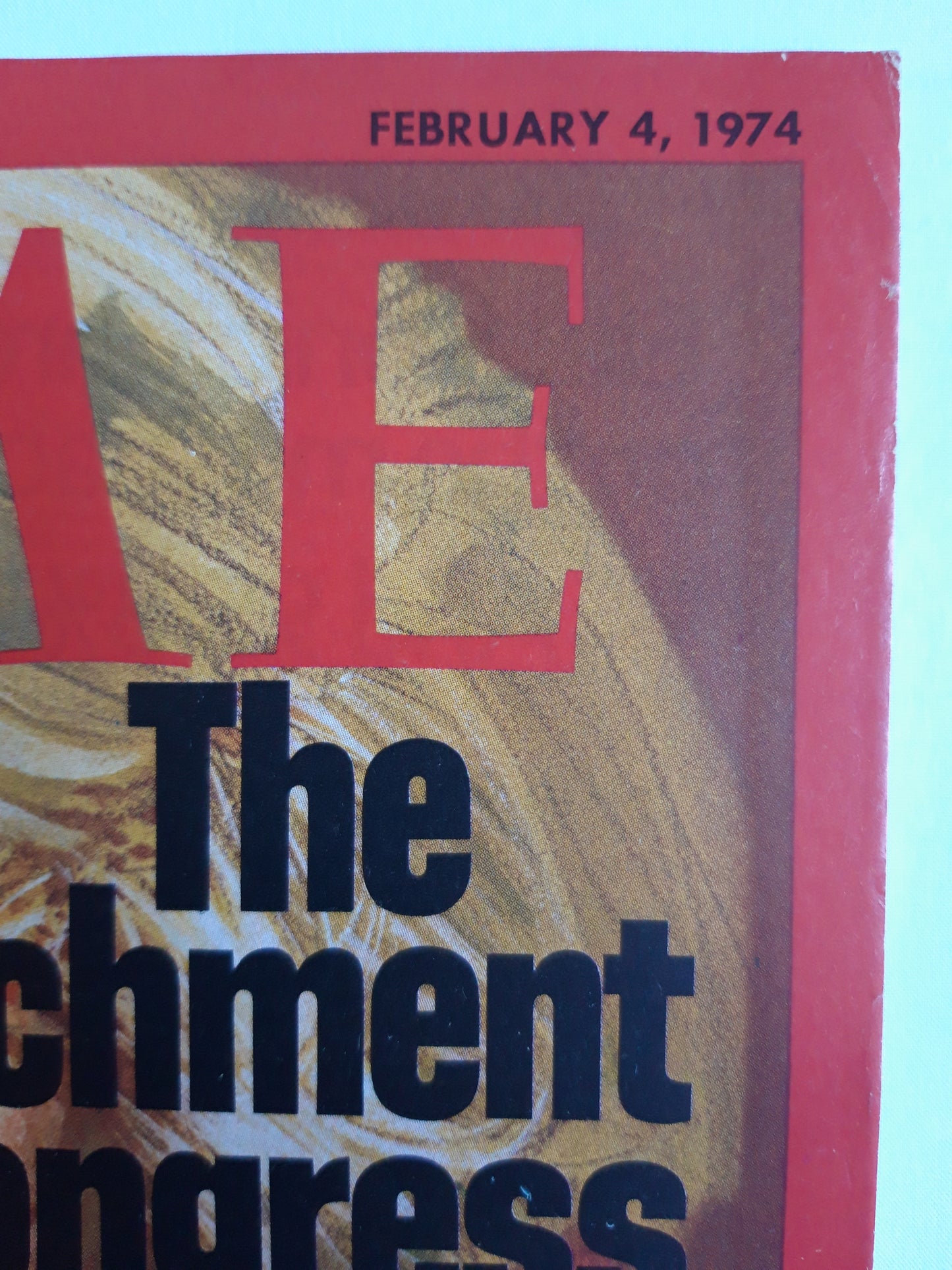 Time magazine The Impeachment Congress House Leader Tip O´Neill 04.02.1974 Februar 1974