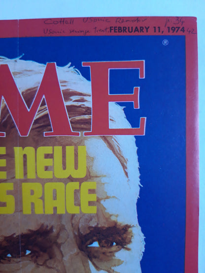 Time magazine The new arms race Defense Secretary Schlesinger 11.02.1974 Februar 1974