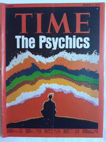 Time magazine The Psychics 04.03.1974 März 1974