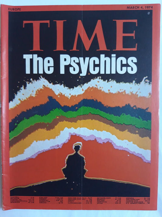 Time magazine The Psychics 04.03.1974 März 1974