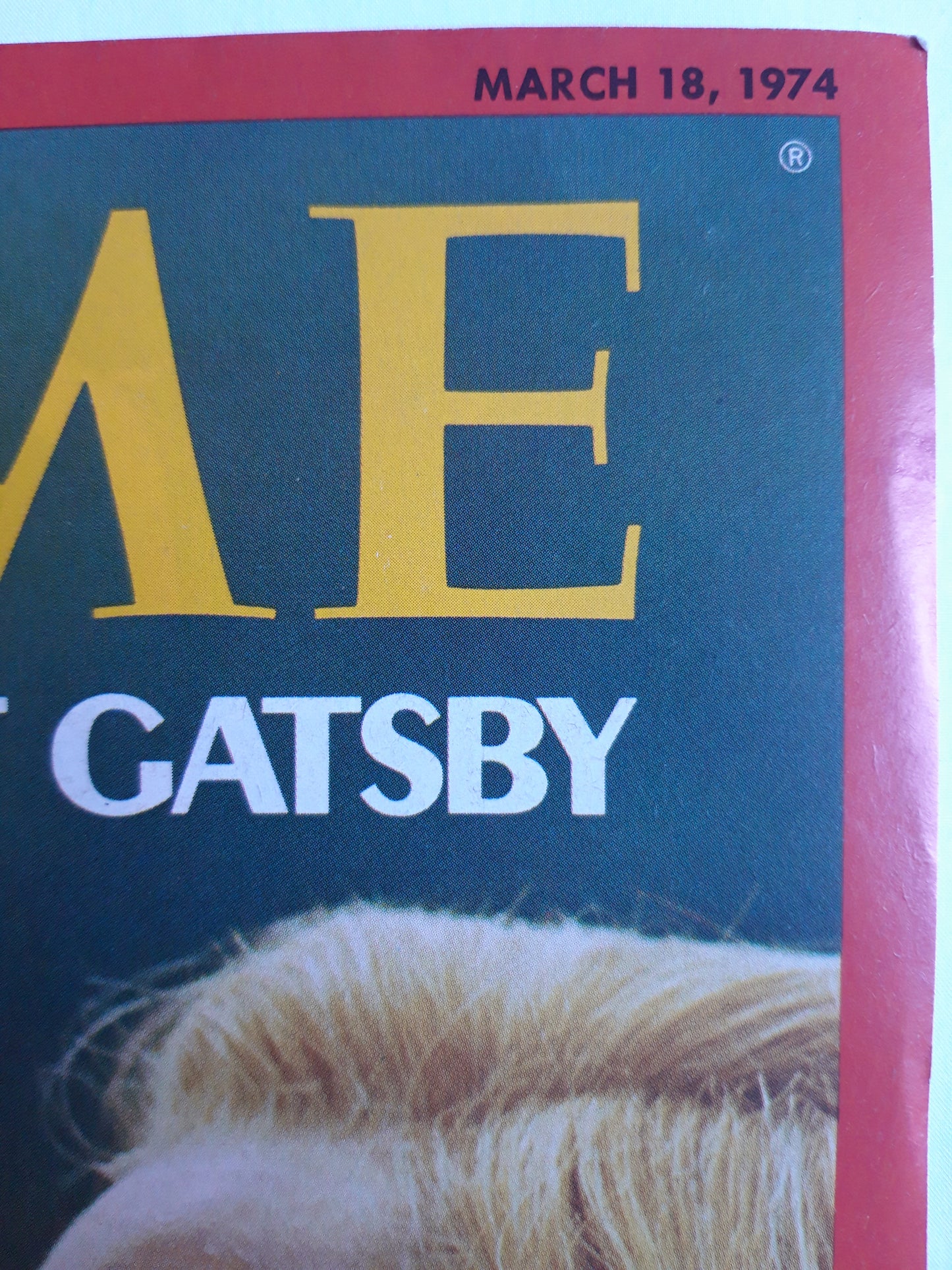 Time magazine The Great Gatsby Supersell Robert Redford & Mia Farrow 18.03.1974 März 1974