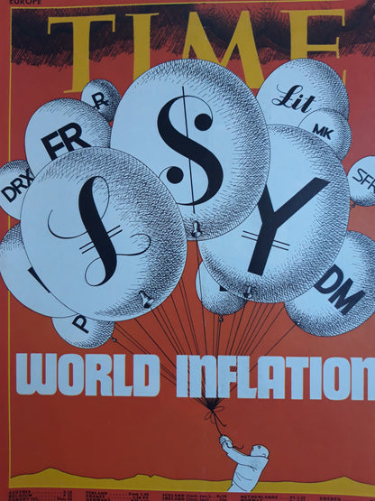 Time magazine World inflation 08.04.1974 April 1974