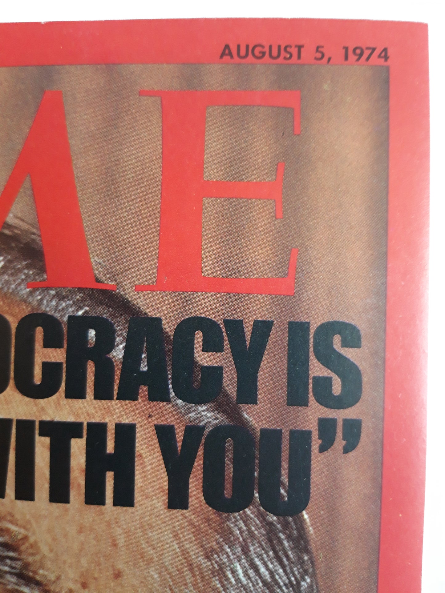 Time magazine Democracy is with you Greek Premier Constantine Caramanlis 05.08.1974 August 1974