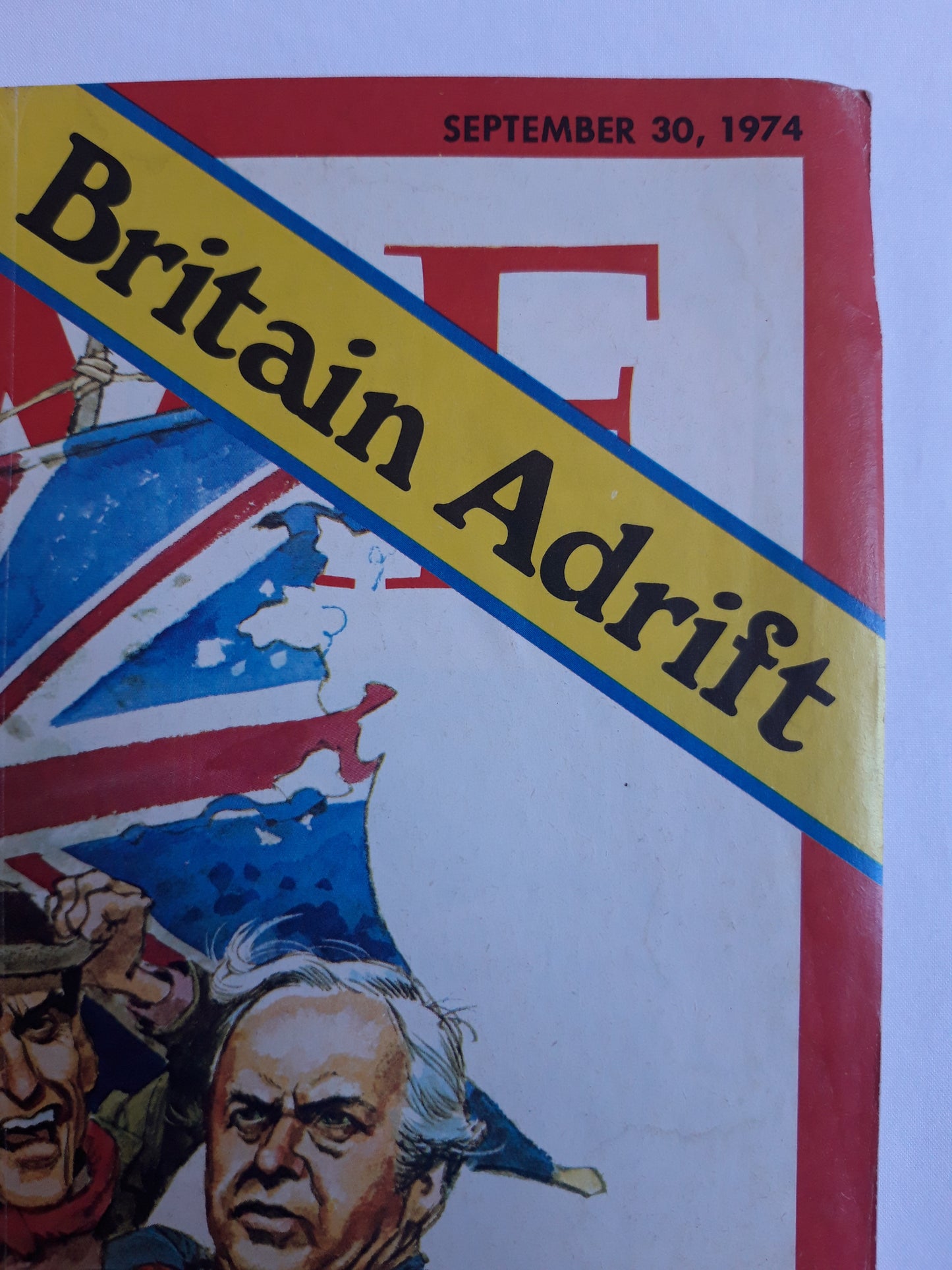 Time magazine The CIA Has It Gone Too Far? Britain Adrift 30.09.1974 September 1974