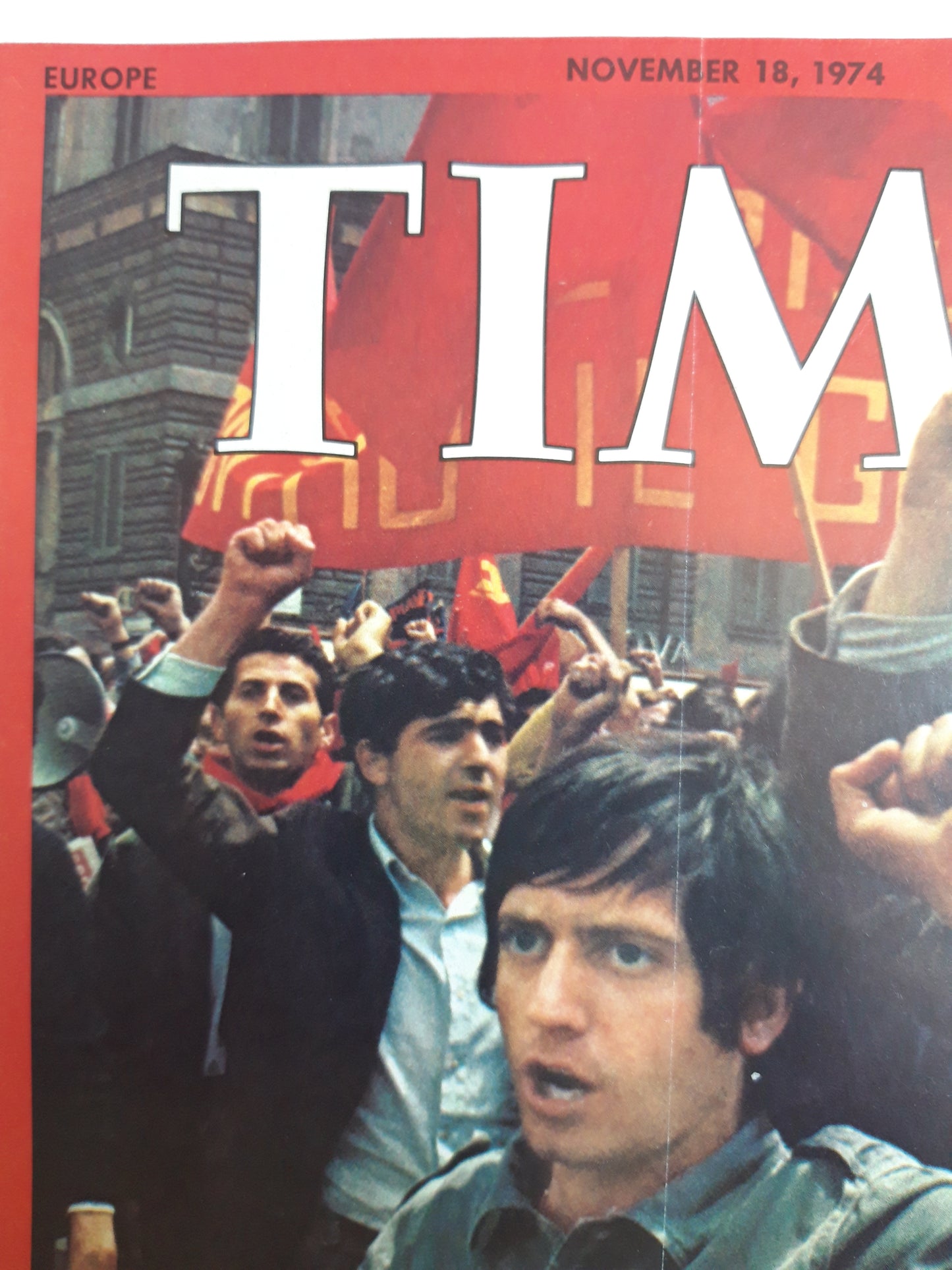 Time magazine Italy in Agony 18.11.1974 November 1974