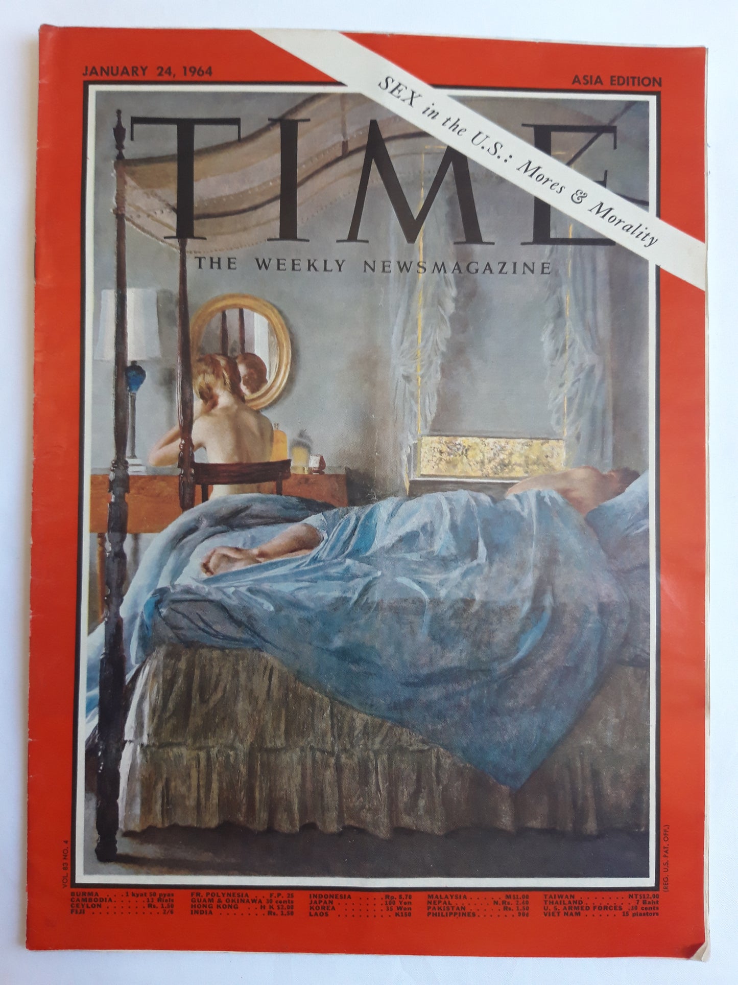 Time magazine Sex in the U.S.: Mores & Morality 24.01.1964 Januar 1964