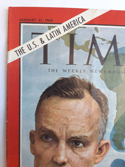 Time magazine State Department`s Thomas Mann The U.S. & Latin America Robert Vickerey 31.01.1964 Januar 1964
