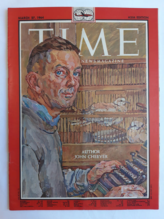 Time magazine Author John Cheever 27.03.1964 März 1964