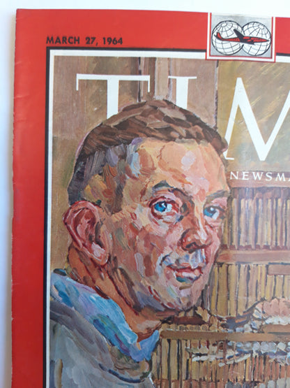 Time magazine Author John Cheever 27.03.1964 März 1964