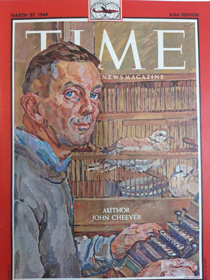 Time magazine Author John Cheever 27.03.1964 März 1964