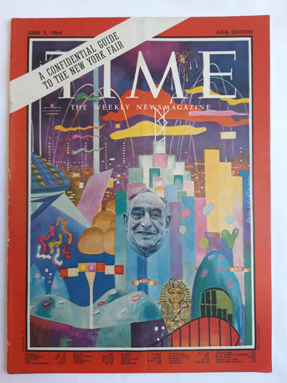 Time magazine A Confidential Guide to the New York Fair 05.06.1964 Juni 1964