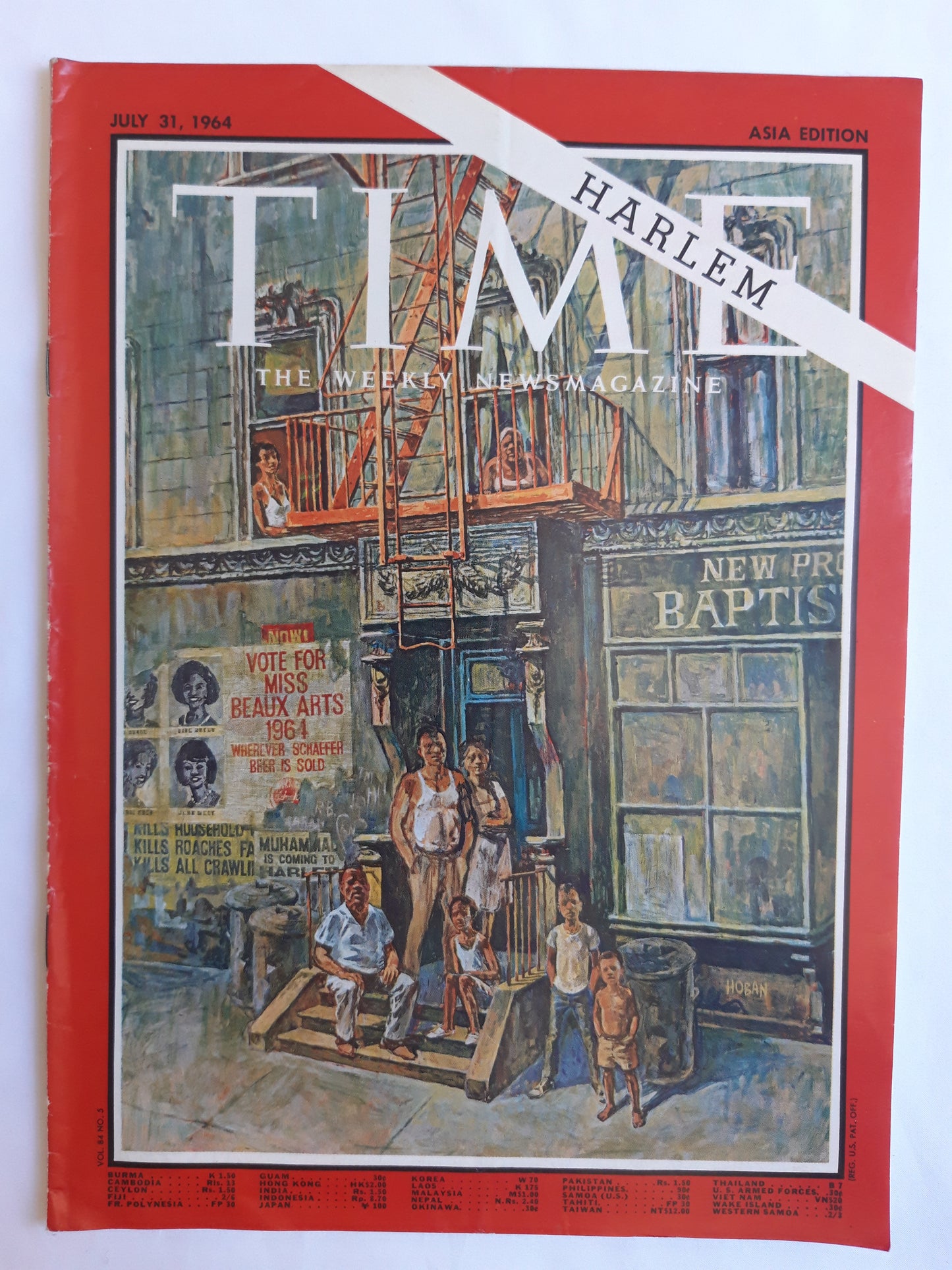 Time magazine Harlem 31.07.1964 Juli 1964